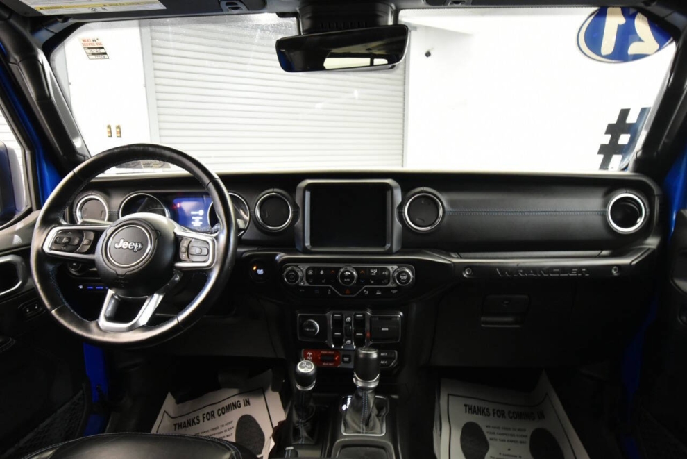 2021 Jeep Wrangler Unlimited Rubicon 4xe 4x4 4dr SUV, Blue, Mileage: 69,384 - photo 18