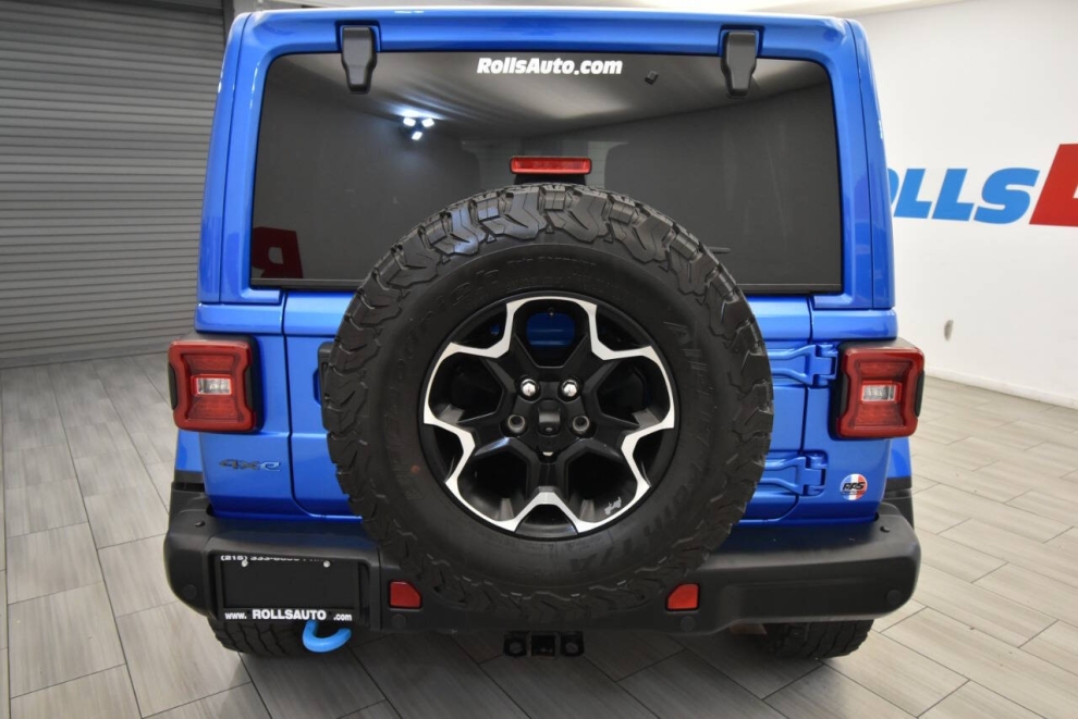 2021 Jeep Wrangler Unlimited Rubicon 4xe 4x4 4dr SUV, Blue, Mileage: 69,384 - photo 3