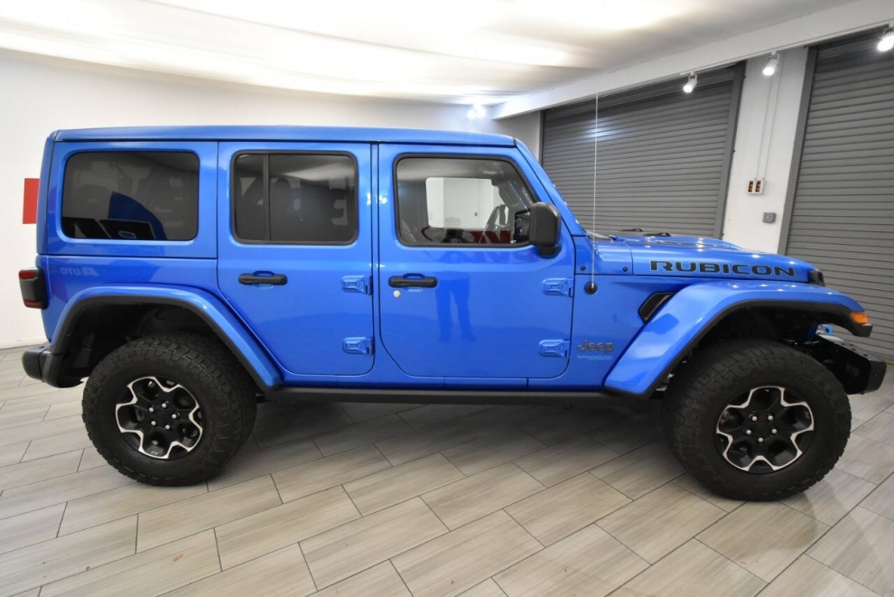 2021 Jeep Wrangler Unlimited Rubicon 4xe 4x4 4dr SUV, Blue, Mileage: 69,384 - photo 5