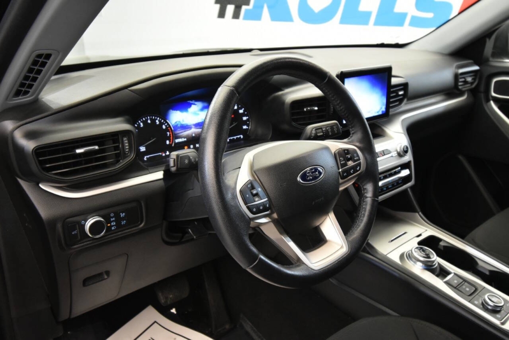 2022 Ford Explorer XLT AWD 4dr SUV, Black, Mileage: 57,722 - photo 10