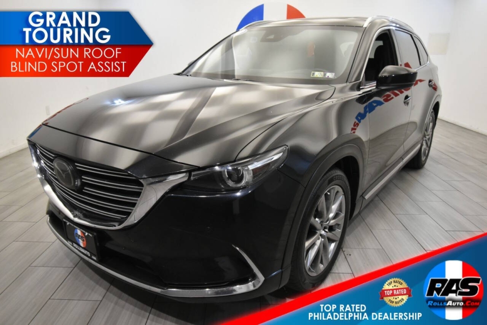 2019 Mazda CX-9 Grand Touring AWD 4dr SUV, Black, Mileage: 56,852 
