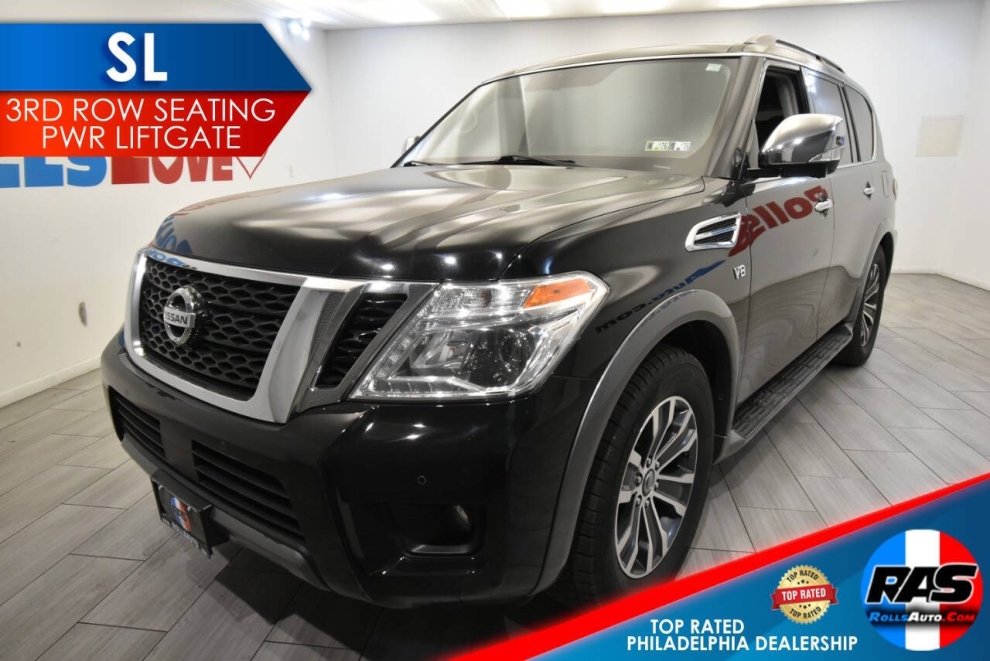 2019 Nissan Armada SL, Black, Mileage: 97,531 