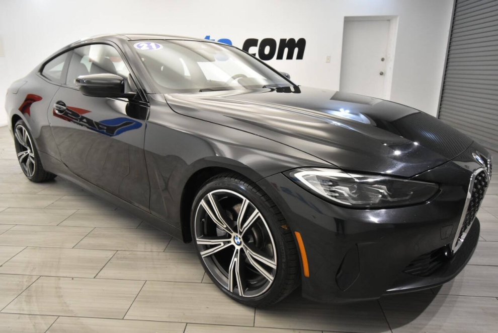 2021 BMW 4 Series 430i xDrive AWD 2dr Coupe, Black, Mileage: 86,974 - photo 6