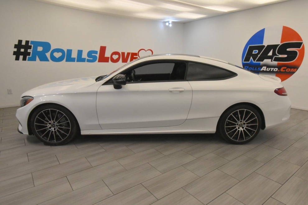 2018 Mercedes-Benz C-Class C 300 2dr Coupe, White, Mileage: 79,944 - photo 1
