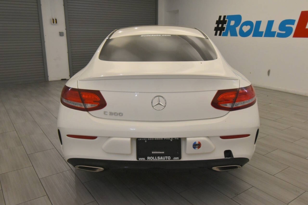 2018 Mercedes-Benz C-Class C 300 2dr Coupe, White, Mileage: 79,944 - photo 3