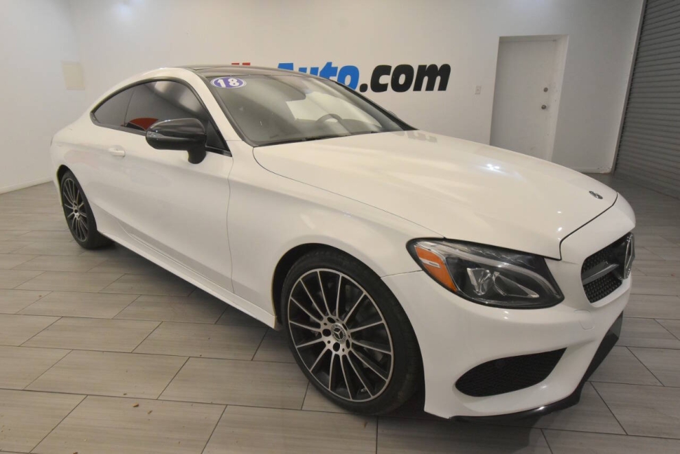 2018 Mercedes-Benz C-Class C 300 2dr Coupe, White, Mileage: 79,944 - photo 6