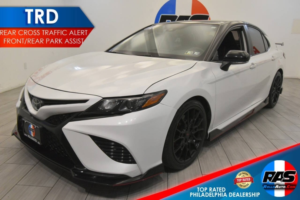 2022 Toyota Camry TRD, White, Mileage: 50,762 