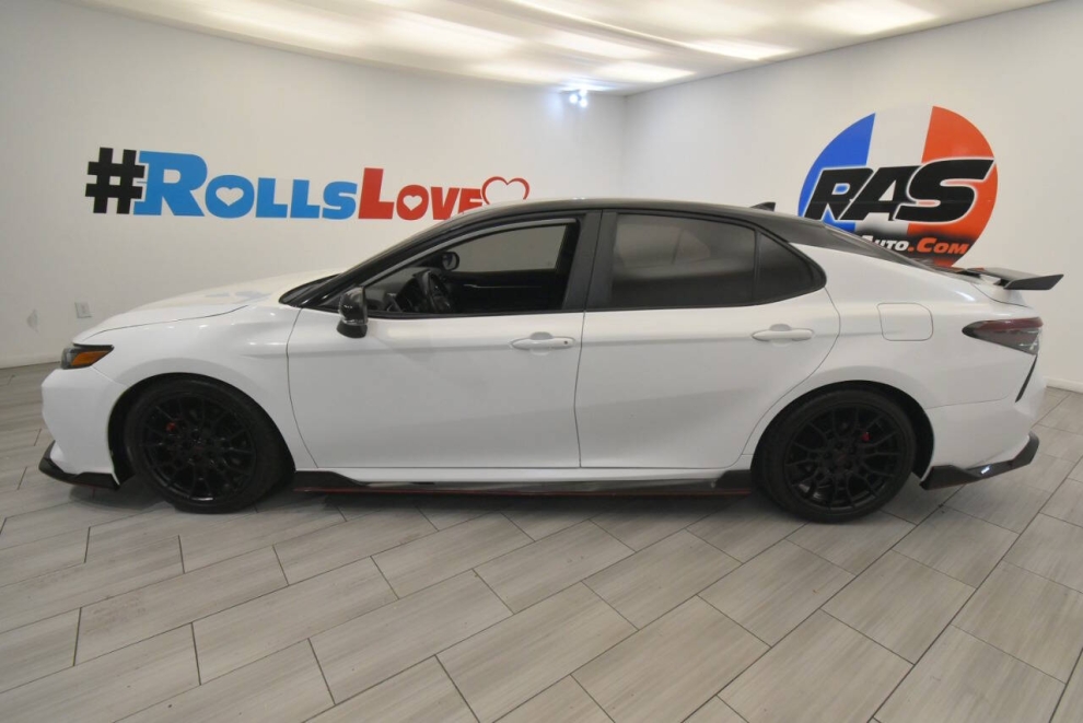 2022 Toyota Camry TRD, White, Mileage: 50,762 - photo 1