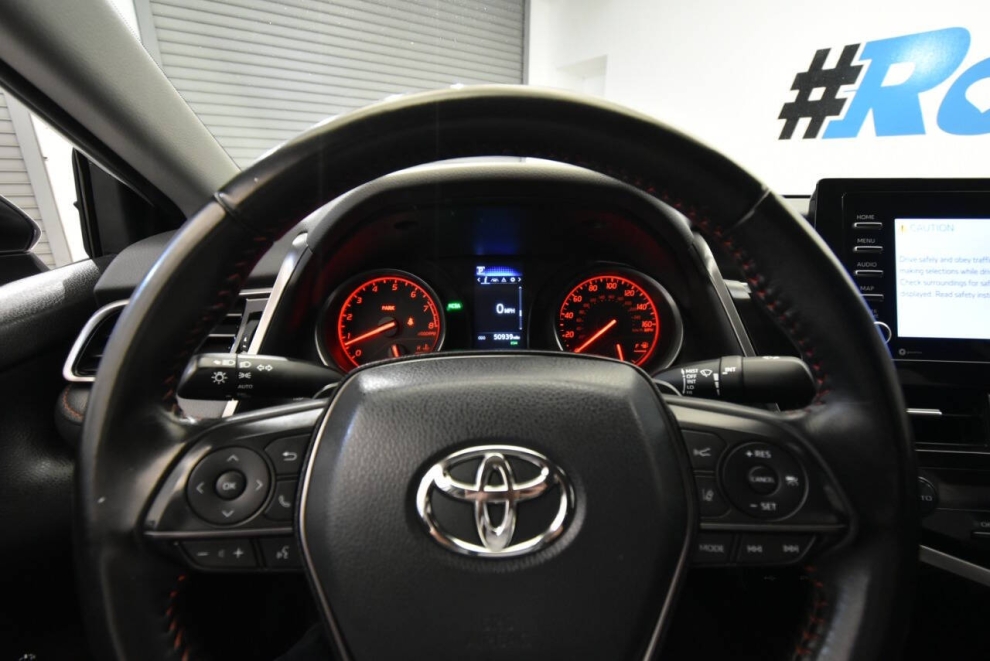 2022 Toyota Camry TRD, White, Mileage: 50,762 - photo 21