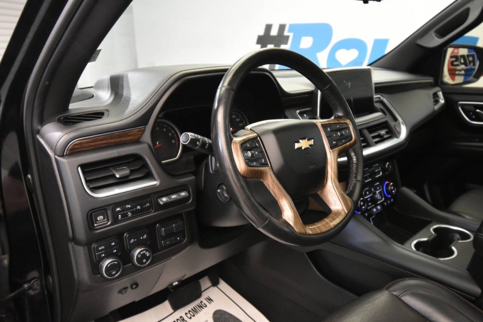 2021 Chevrolet Tahoe High Country 4x4 4dr SUV, Black, Mileage: 75,529 - photo 13