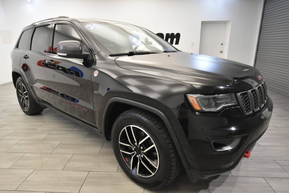 2020 Jeep Grand Cherokee Trailhawk 4x4 4dr SUV, Black, Mileage: 91,543 - photo 6