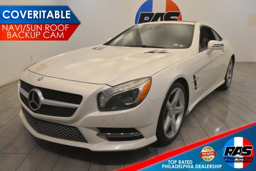 2015 Mercedes-Benz SL-Class SL 400 2dr Convertible, White, Mileage: 87,750 