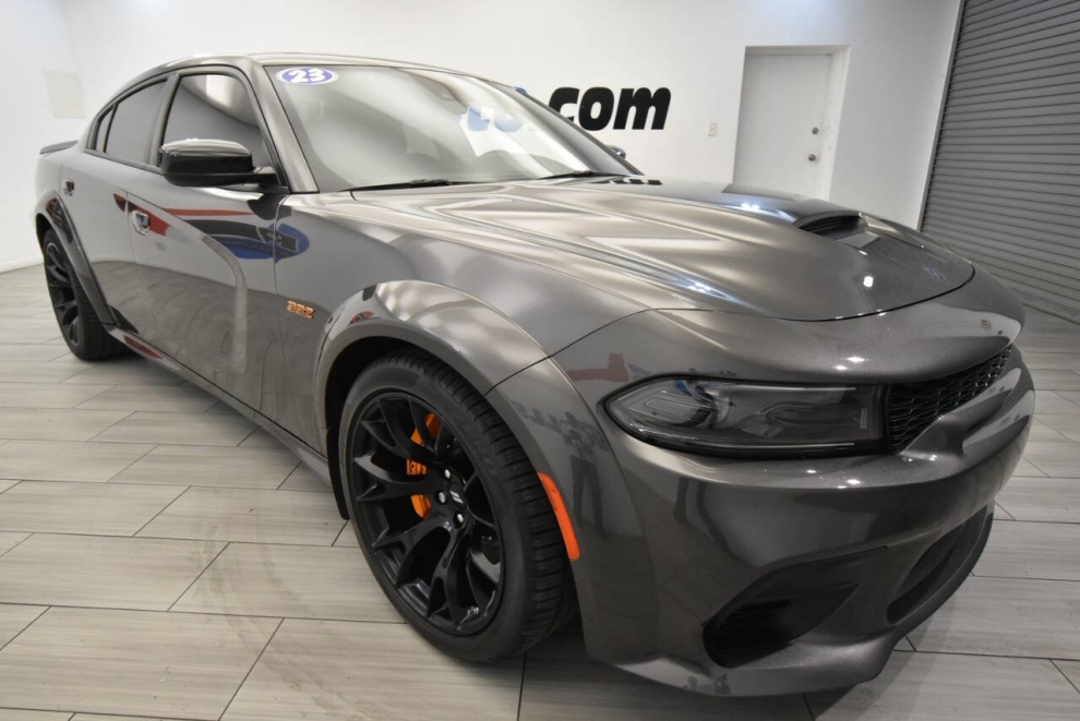 2023 Dodge Charger Scat pack Widebody, Black, Mileage: 16,800 - photo 6