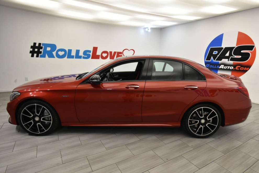 2016 Mercedes-Benz C-Class C 450 AMG AWD 4MATIC 4dr Sedan, Red, Mileage: 97,793 - photo 1