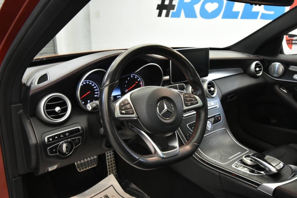 2016 Mercedes-Benz C-Class C 450 AMG AWD 4MATIC 4dr Sedan, Red, Mileage: 97,793 - photo 11