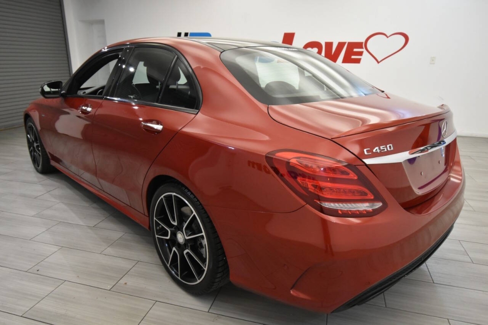 2016 Mercedes-Benz C-Class C 450 AMG AWD 4MATIC 4dr Sedan, Red, Mileage: 97,793 - photo 2