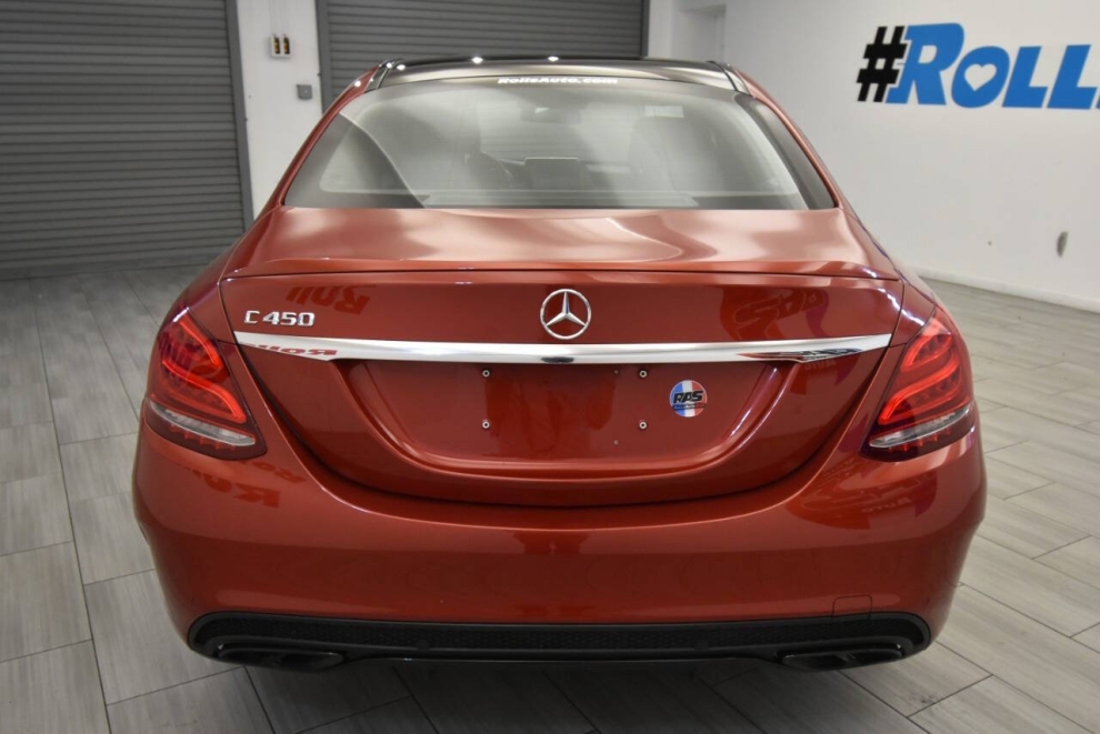 2016 Mercedes-Benz C-Class C 450 AMG AWD 4MATIC 4dr Sedan, Red, Mileage: 97,793 - photo 3