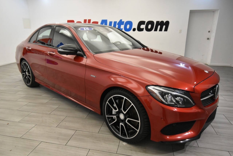 2016 Mercedes-Benz C-Class C 450 AMG AWD 4MATIC 4dr Sedan, Red, Mileage: 97,793 - photo 6