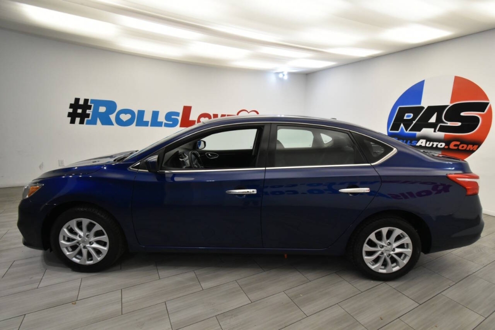 2019 Nissan Sentra SV, Blue, Mileage: 72,268 - photo 1