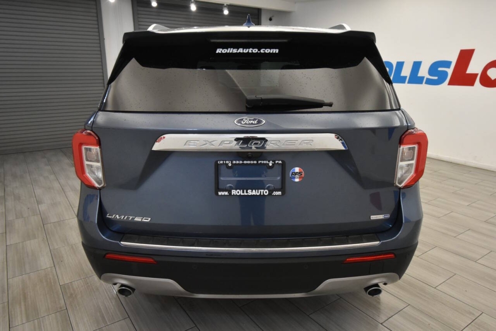 2020 Ford Explorer Limited AWD 4dr SUV, Blue, Mileage: 100,884 - photo 3