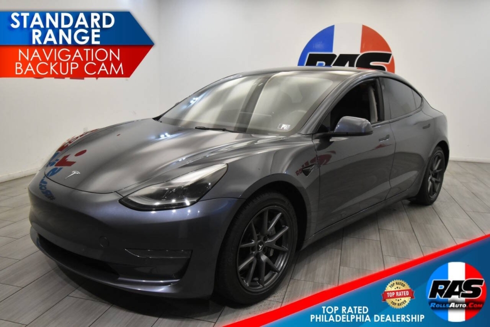 2021 Tesla Model 3 Standard Range Plus 4dr Sedan, Gray, Mileage: 99,814 