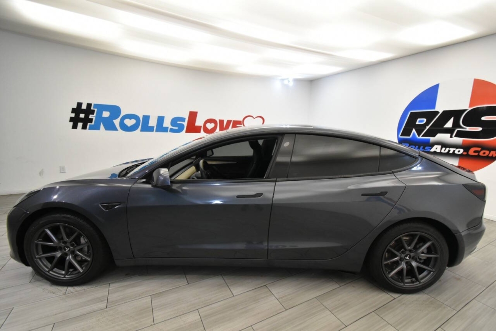 2021 Tesla Model 3 Standard Range Plus 4dr Sedan, Gray, Mileage: 99,814 - photo 1
