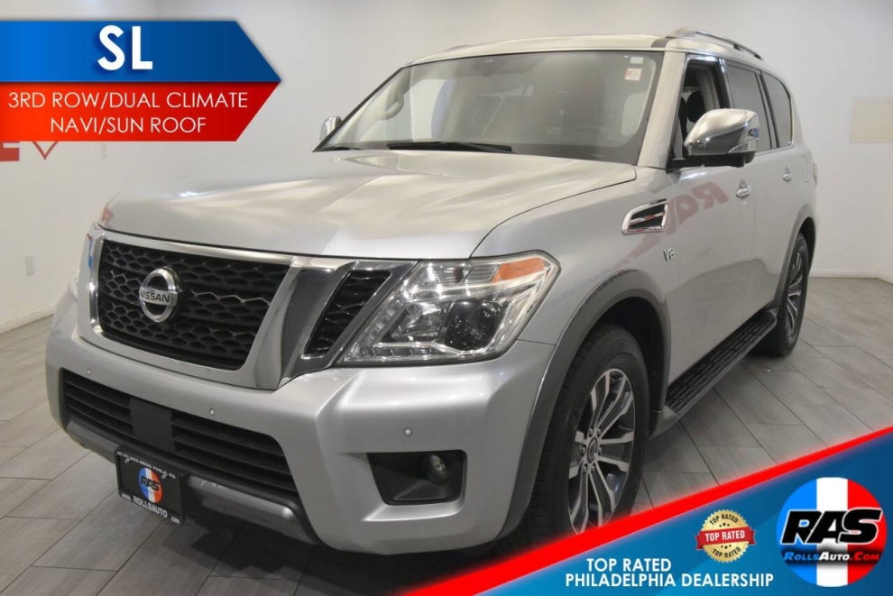 2019 Nissan Armada SL, Silver, Mileage: 91,814 