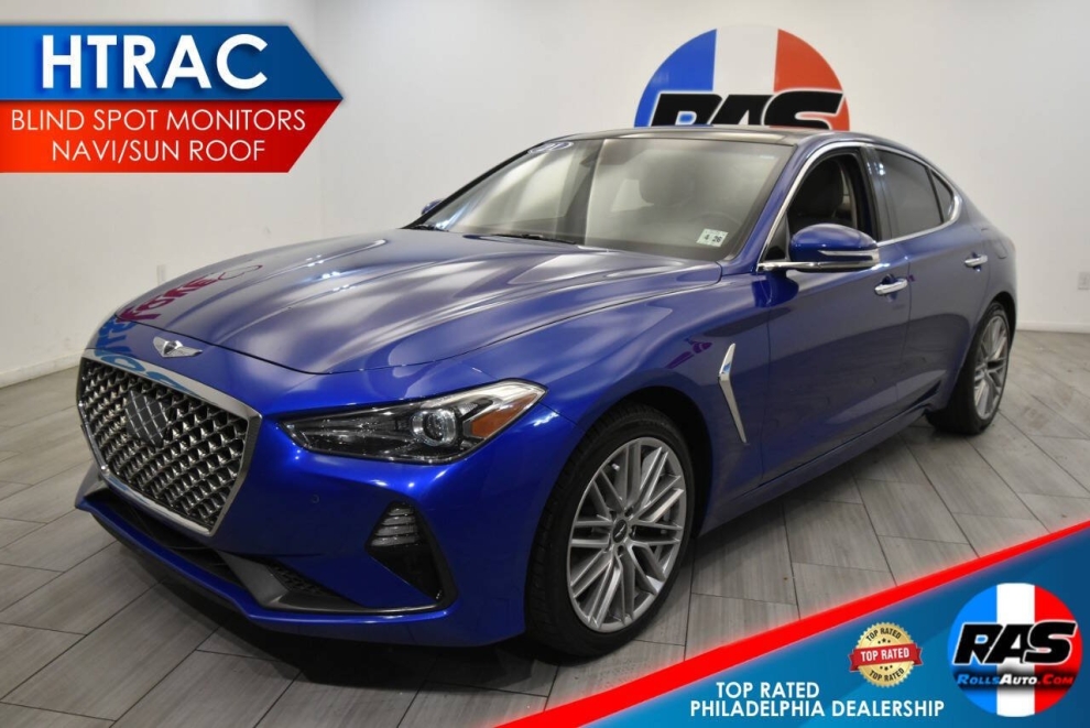 2021 Genesis G70 HTRAC, Blue, Mileage: 85,657 