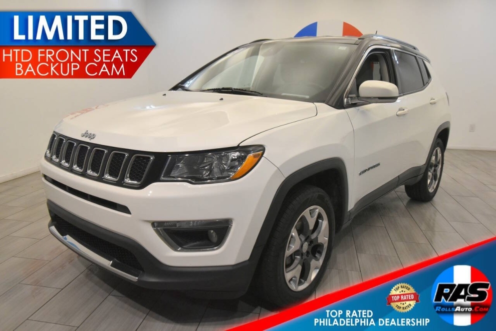 2020 Jeep Compass Limited, White, Mileage: 98,381 