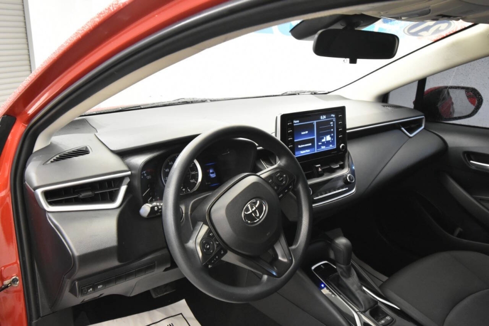 2021 Toyota Corolla LE 4dr Sedan, Red, Mileage: 70,657 - photo 10