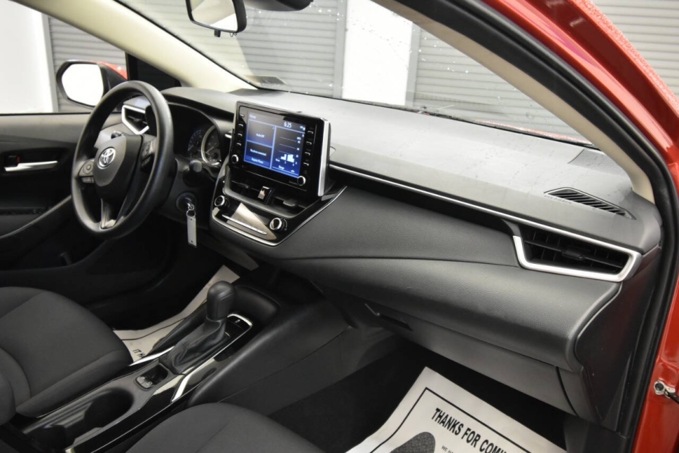 2021 Toyota Corolla LE 4dr Sedan, Red, Mileage: 70,657 - photo 14