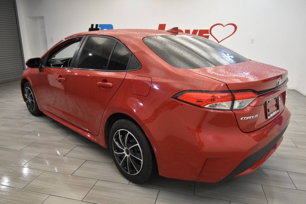 2021 Toyota Corolla LE 4dr Sedan, Red, Mileage: 70,657 - photo 2
