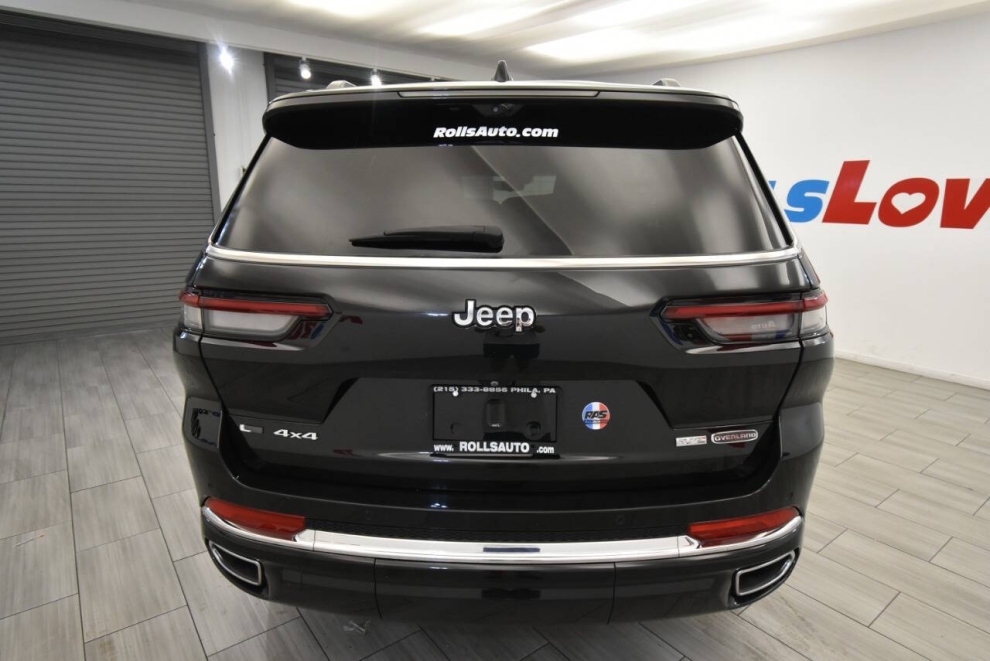 2021 Jeep Grand Cherokee L Overland 4x4 4dr SUV, Black, Mileage: 99,480 - photo 3