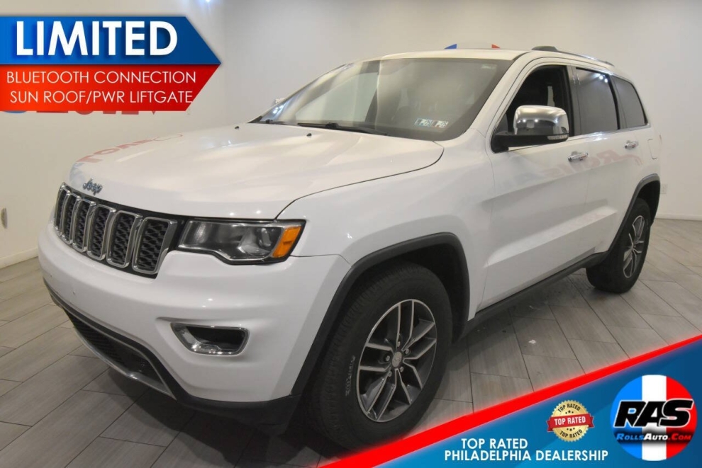 2018 Jeep Grand Cherokee Limited, White, Mileage: 77,604 