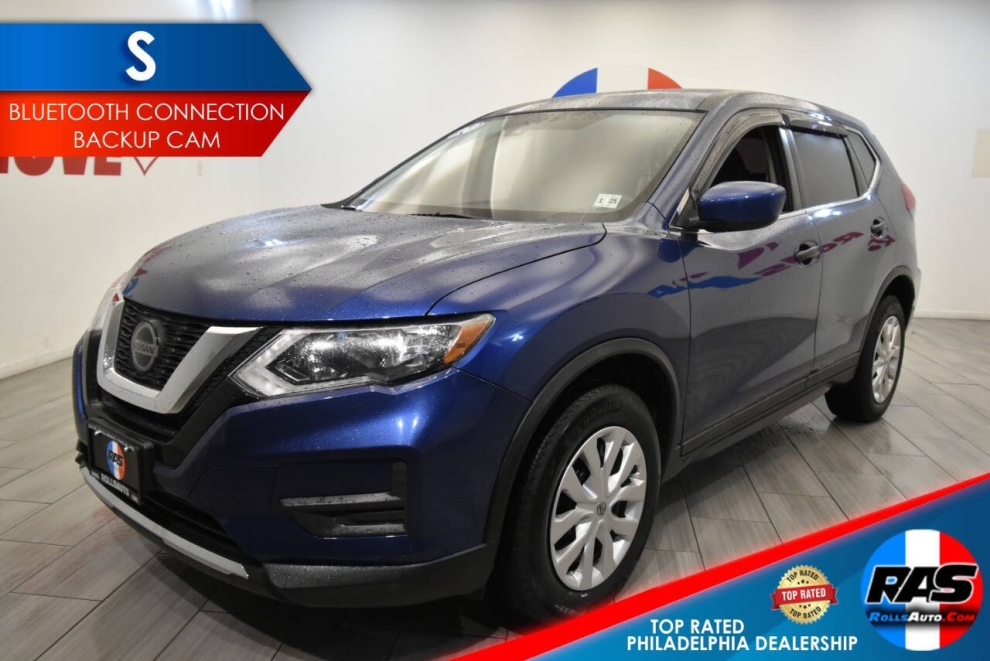 2020 Nissan Rogue S, Blue, Mileage: 52,596 