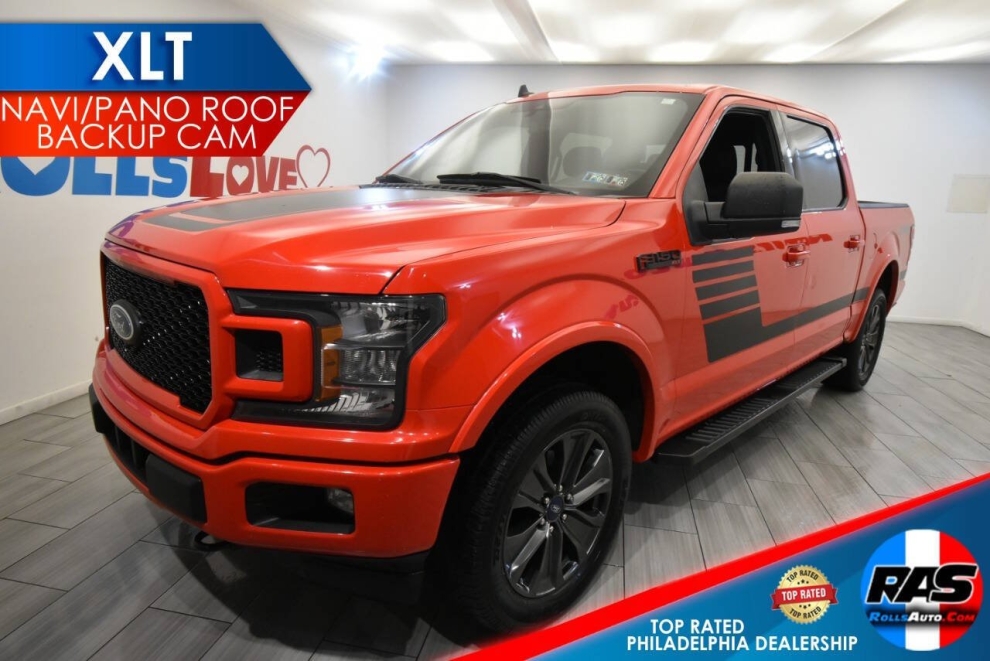 2019 Ford F-150 XLT, Red, Mileage: 91,661 