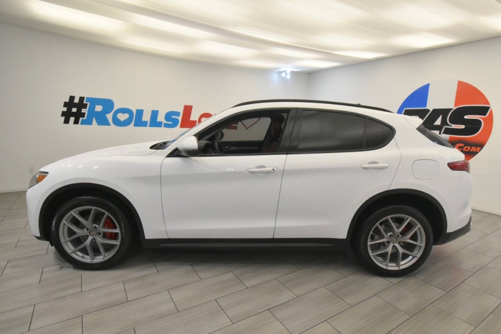 2018 Alfa Romeo Stelvio Sport AWD 4dr Crossover, White, Mileage: 57,943 - photo 1