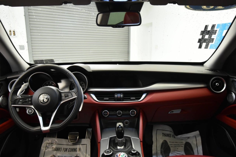 2018 Alfa Romeo Stelvio Sport AWD 4dr Crossover, White, Mileage: 57,943 - photo 18