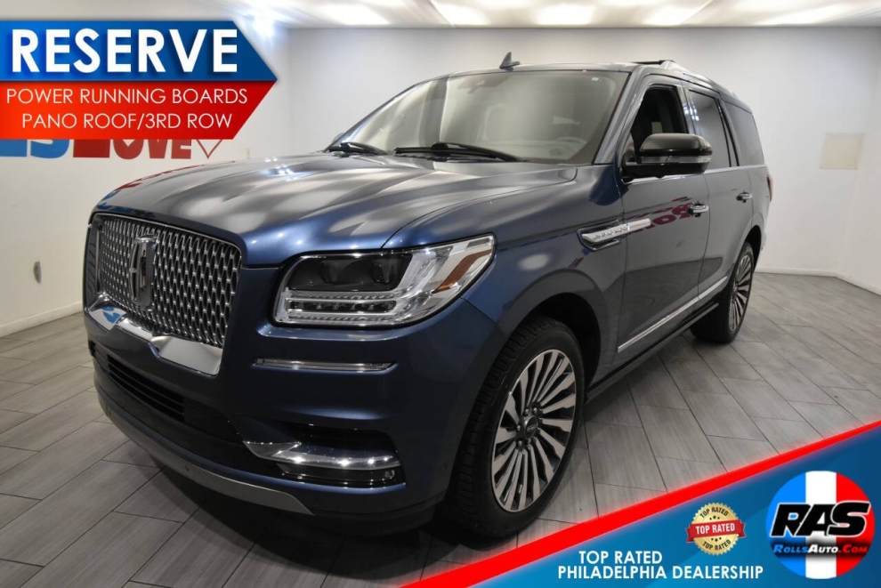 2019 Lincoln Navigator Reserve 4x4 4dr SUV, Blue, Mileage: 80,309 