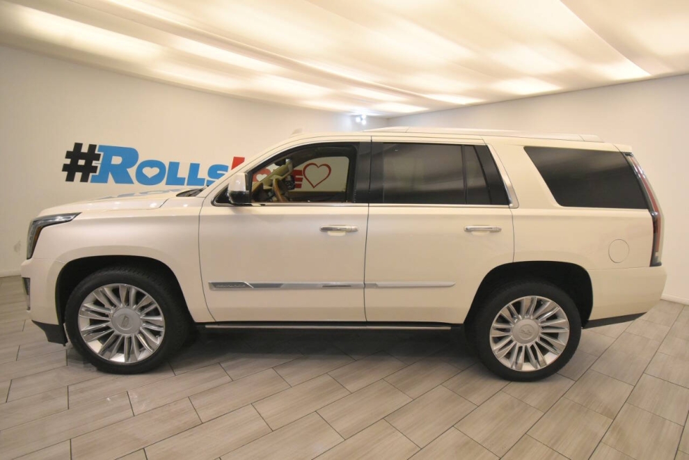 2015 Cadillac Escalade Platinum 4x4 4dr SUV, White, Mileage: 46,677 - photo 1