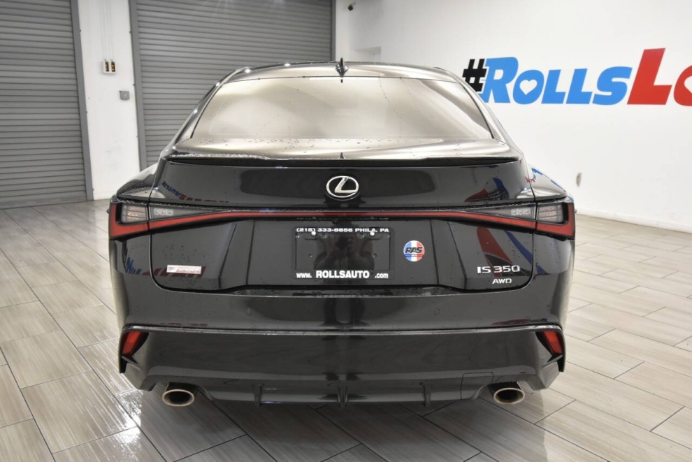2021 Lexus IS 350 F SPORT AWD 4dr Sedan, Black, Mileage: 78,598 - photo 3