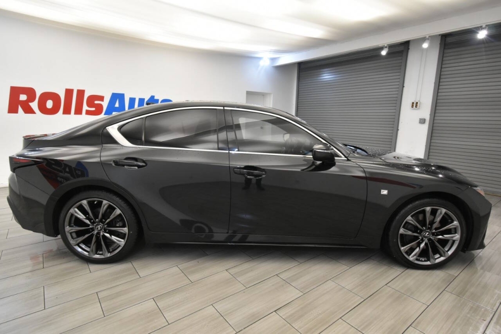 2021 Lexus IS 350 F SPORT AWD 4dr Sedan, Black, Mileage: 78,598 - photo 5