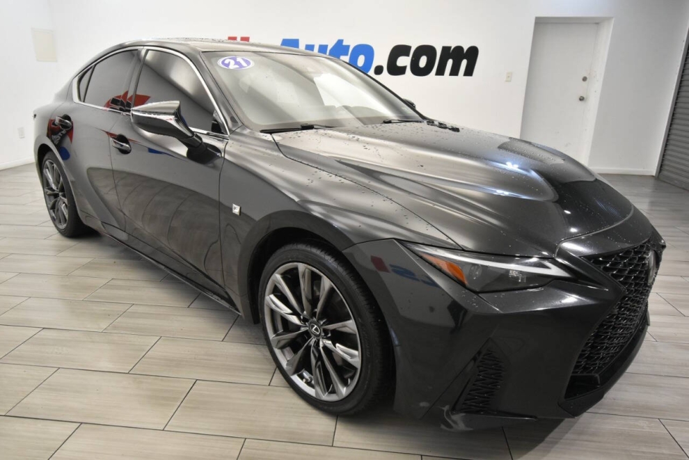 2021 Lexus IS 350 F SPORT AWD 4dr Sedan, Black, Mileage: 78,598 - photo 6