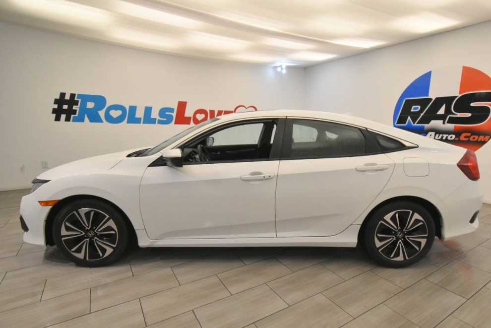 2017 Honda Civic EX-L, White, Mileage: 42,157 - photo 1