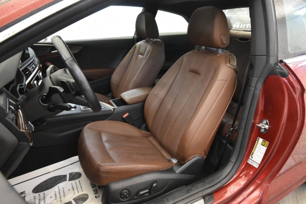 2018 Audi A5 2.0T quattro Premium Plus AWD 2dr Coupe 7A, Red, Mileage: 78,774 - photo 9