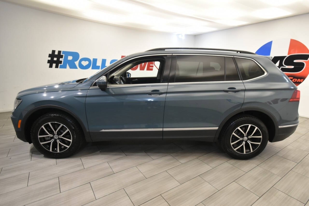 2021 Volkswagen Tiguan SE 4Motion, Teal, Mileage: 44,397 - photo 1