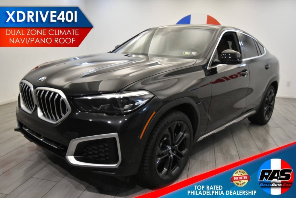2023 BMW X6 xDrive40i AWD 4dr Sports Activity Coupe, Black, Mileage: 15,153 