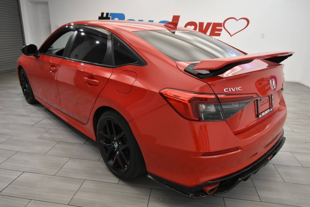 2022 Honda Civic Sport 4dr Sedan, Red, Mileage: 46,890 - photo 2