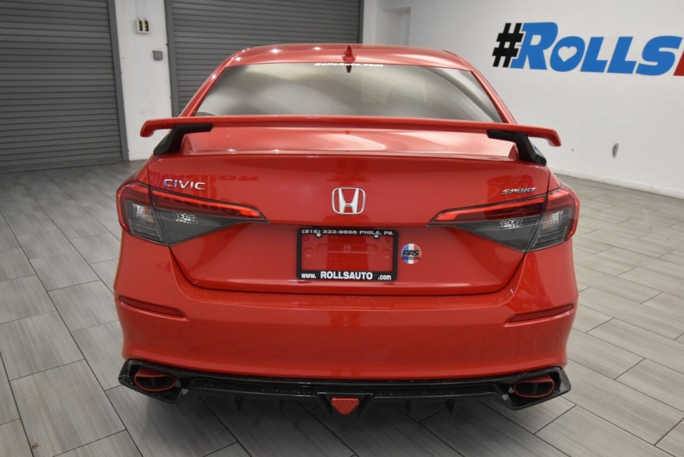 2022 Honda Civic Sport 4dr Sedan, Red, Mileage: 46,890 - photo 3