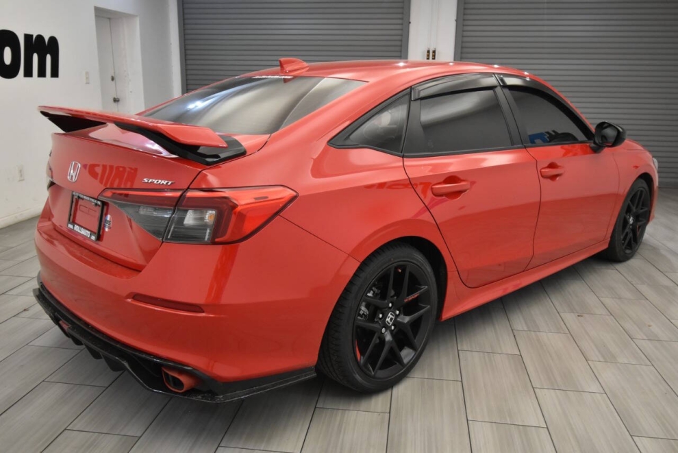 2022 Honda Civic Sport 4dr Sedan, Red, Mileage: 46,890 - photo 4